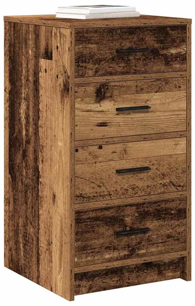 vidaXL Πλαϊνό γραφείο Παλαιό ξύλο 40 x 41 x 75 εκ Επεξεργασμένο ξύλο