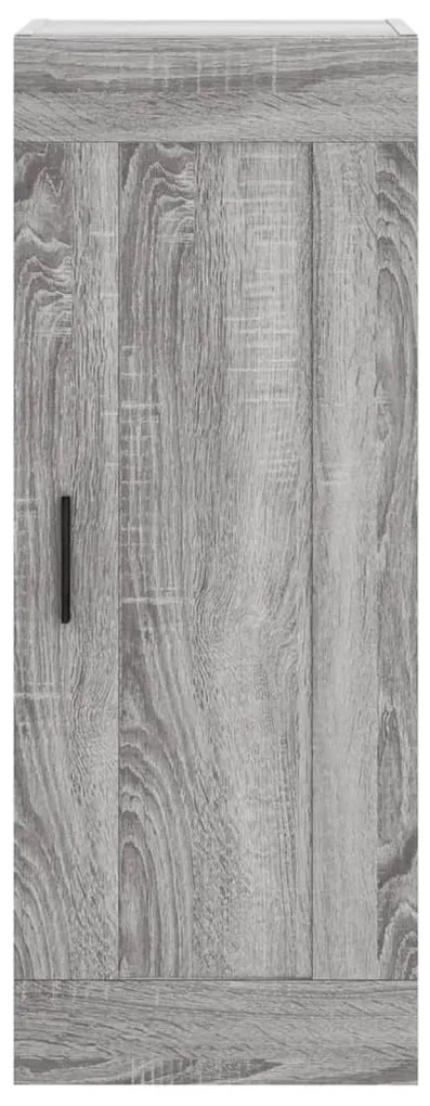 vidaXL Μπουφές Sonoma Γκρι 34,5 x 34 x 180 εκ. από Επεξεργασμένο Ξύλο