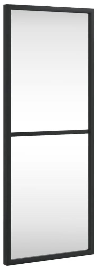 Καθρέφτης Ορθογώνιος Μαύρος 20 x 50 εκ. από Σίδερο - Μαύρο