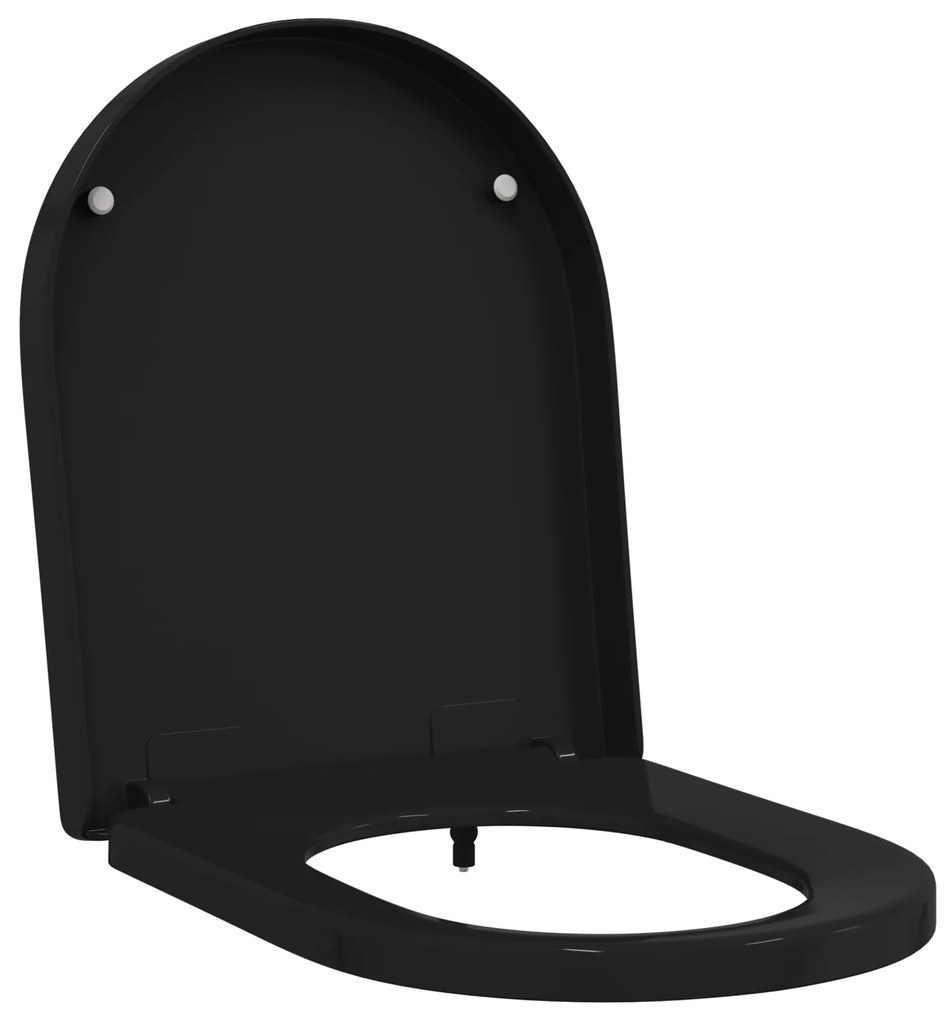 vidaXL Λεκάνη Μαύρο 48 x 36.5 x 4.5 εκ Πολυπροπυλένιο