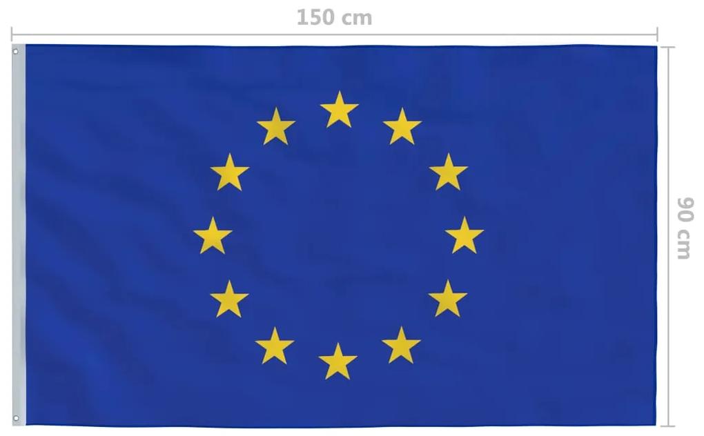 vidaXL Σημαία Ευρώπης 90 x 150 εκ.