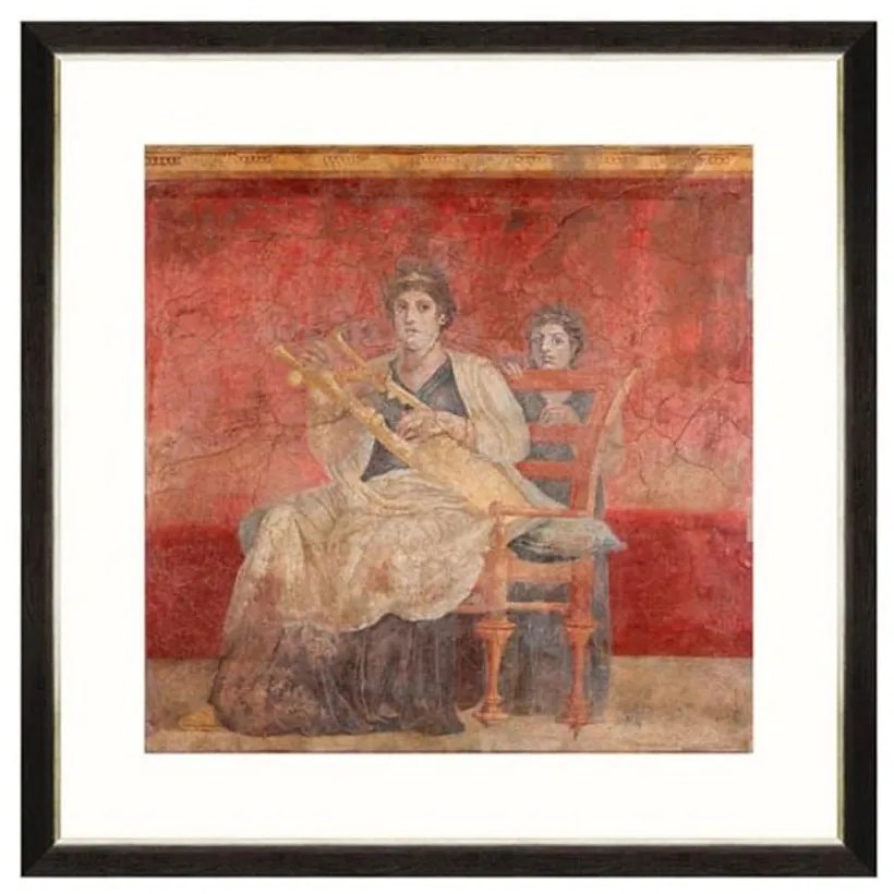 Κάδρο Pompeii Wall Fresco I FA13123 70X70 MindTheGap Τετράγωνοι Wood