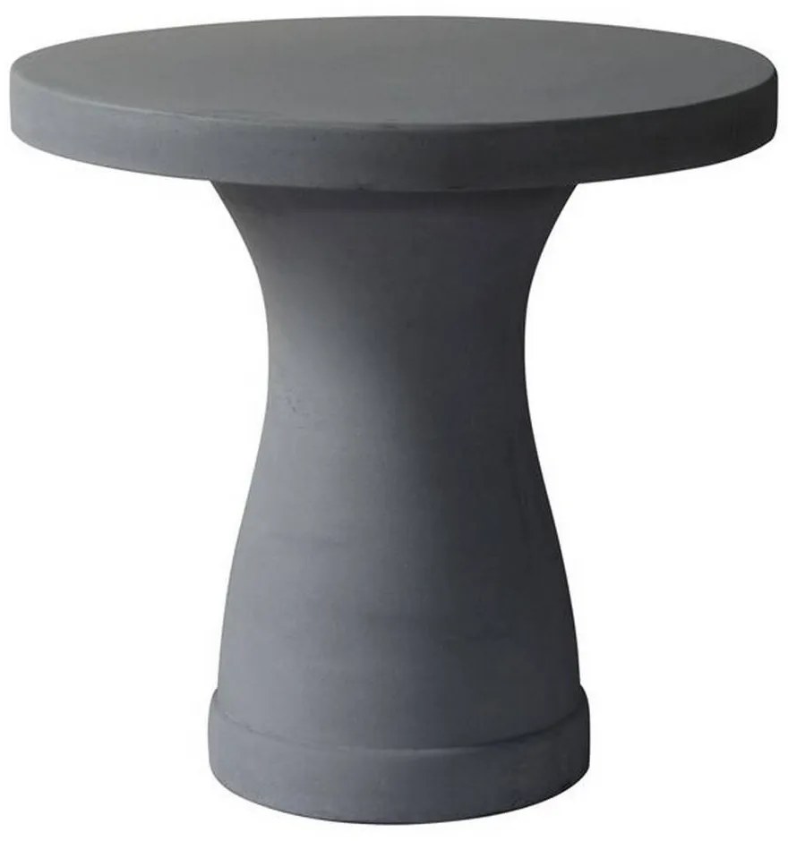 Τραπέζι Concrete Cement Grey Ε6206 D.80 H.75cm