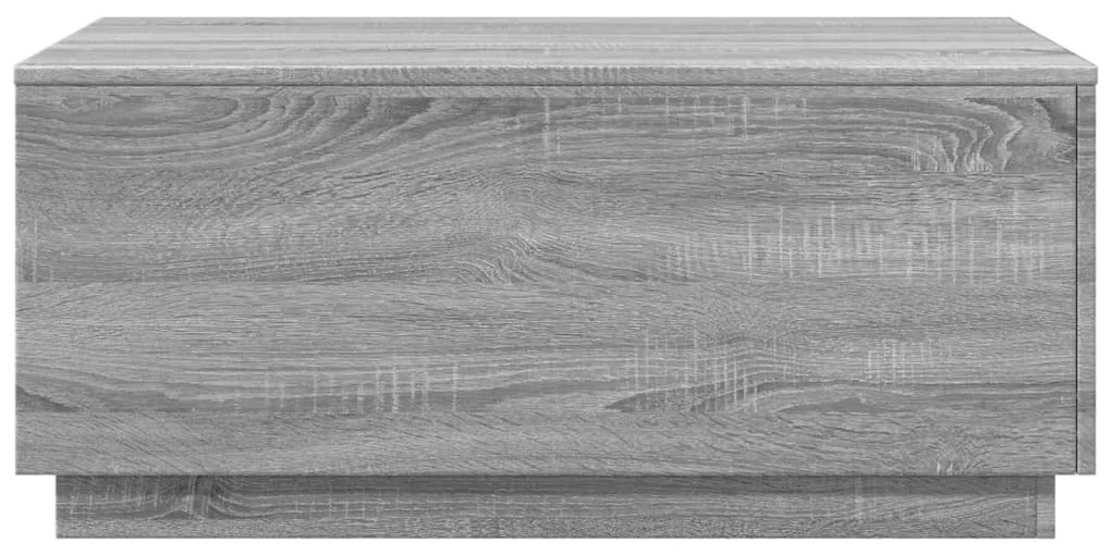 vidaXL Τραπεζάκι Σαλονιού με LED Γκρι Sonoma 90 x 50 x 40 εκ.