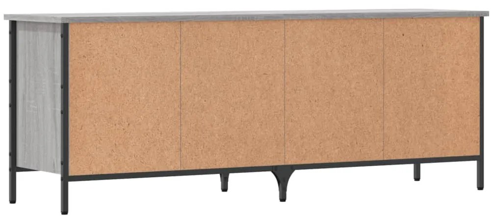 vidaXL Παπουτσοθήκη Γκρι Sonoma 131 x 35 x 50 εκ. από Επεξεργ. Ξύλο