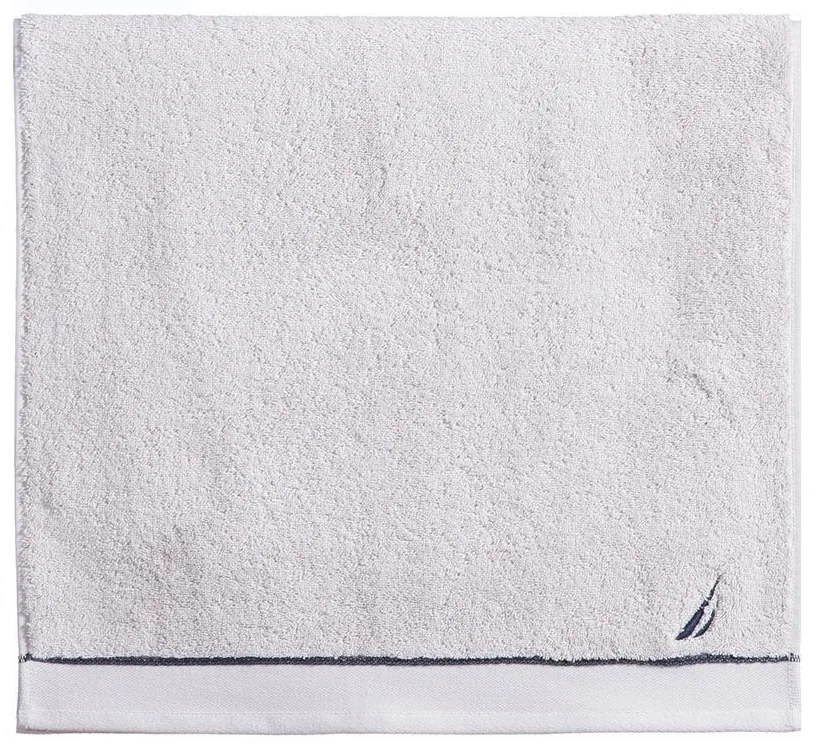 Πετσέτα Nau Coast Silver Nef-Nef Homeware Προσώπου 50x90cm 100% Cotton Foam