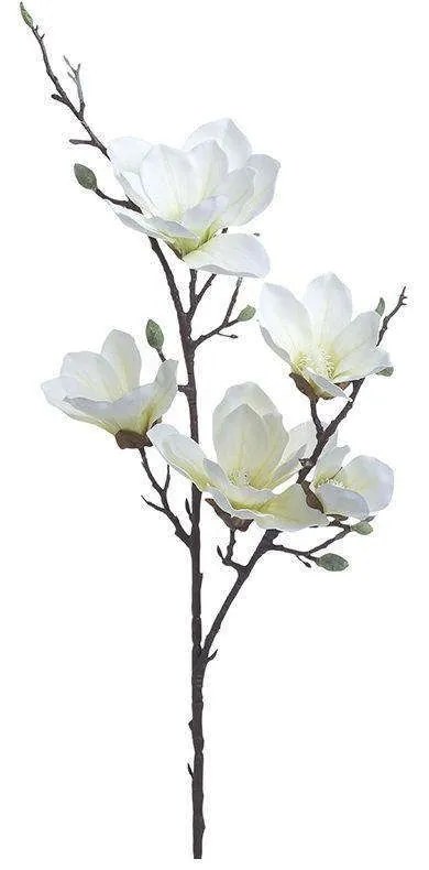 Διακοσμητικό Λουλούδι-Κλαδί 3-85-084-0105 90cm White Inart Μέταλλο,Ύφασμα