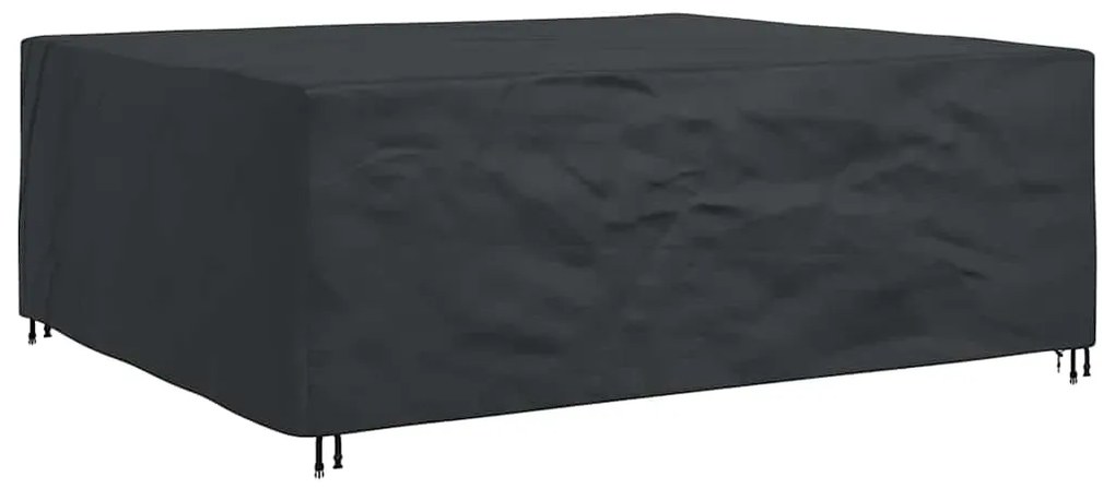 vidaXL Κάλυμμα επίπλων Μονόχρωμο Μαύρο 300 x 250 x 70 εκ. 210D