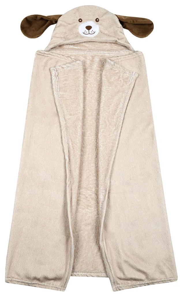 Κουβέρτα Fleece Με Κουκούλα S-F Theo P1C803001