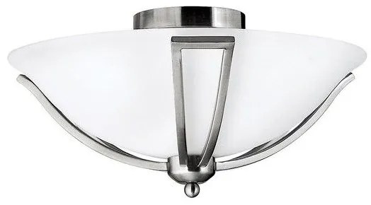 Πλαφονιέρα Φωτιστικό Οροφής 2xE27  Νίκελ   Φ42cm  Bolla HK-BOLLA-F Elstead Lighting HK-BOLLA-F Νίκελ Ματ