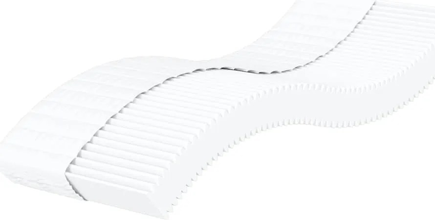 vidaXL Στρώμα Αφρού Σκληρότητα H2 H3 Λευκό 100 x 210 εκ.