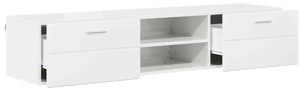 vidaXL Ντουλάπι TV με συρτάρι Γκρι σκυροδέματος 150 x 39 x 30 εκ