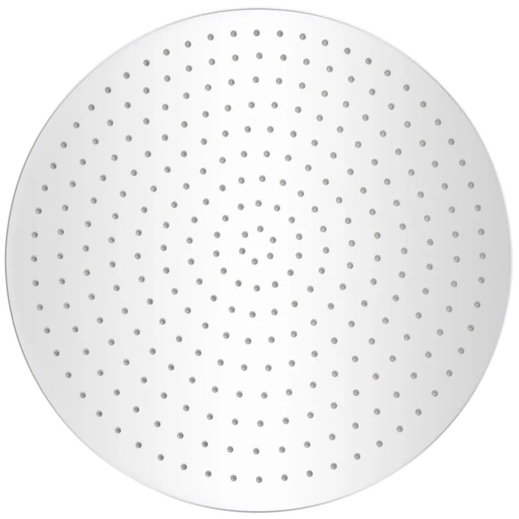 vidaXL Κεφαλή Nτους Βροχή Στρογγυλή 50 εκ. από Ανοξείδωτο Ατσάλι