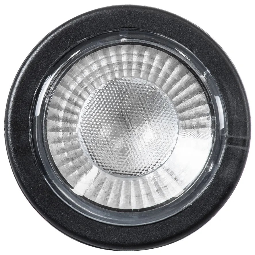 GloboStar GARDENINI 61548 Επιφανειακό Φωτιστικό Σποτ Κήπου LED 5W 550lm 38° DC 24V IP68 Υψηλής Αντοχής ABS IK06 Φ7 x Υ14.5cm - Μπλε 450nm Dimmable - Μαύρο - Bridgelux Chip - 3 Years Warranty - 61548