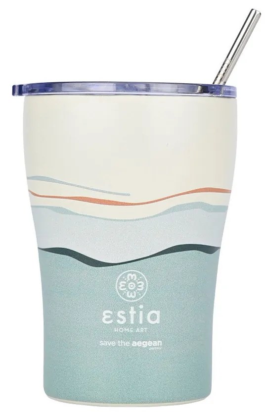 ESTIA ΘΕΡΜΟΣ COFFEE MUG SAVE THE AEGEAN 350ml ECOZEN HORIZON