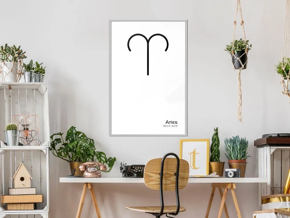 Αφίσα - Zodiac: Aries II - 20x30 - Χρυσό - Χωρίς πασπαρτού