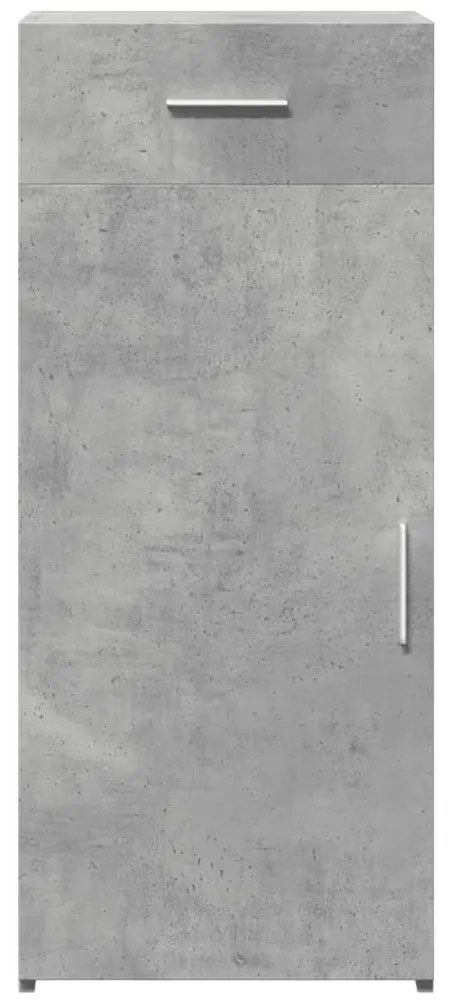 Ντουλάπι Γκρι Σκυροδέματος 40x42,5x93 εκ. Επεξεργασμένο Ξύλο - Γκρι