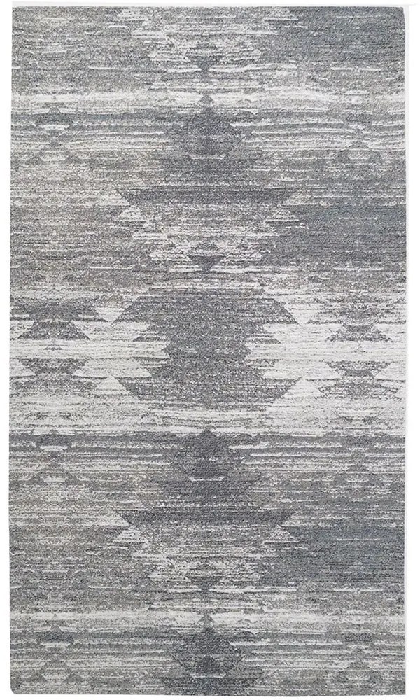 Χαλάκι Κουζίνας Canvas 258 L Grey-White Royal Carpet 75X250cm Chenille