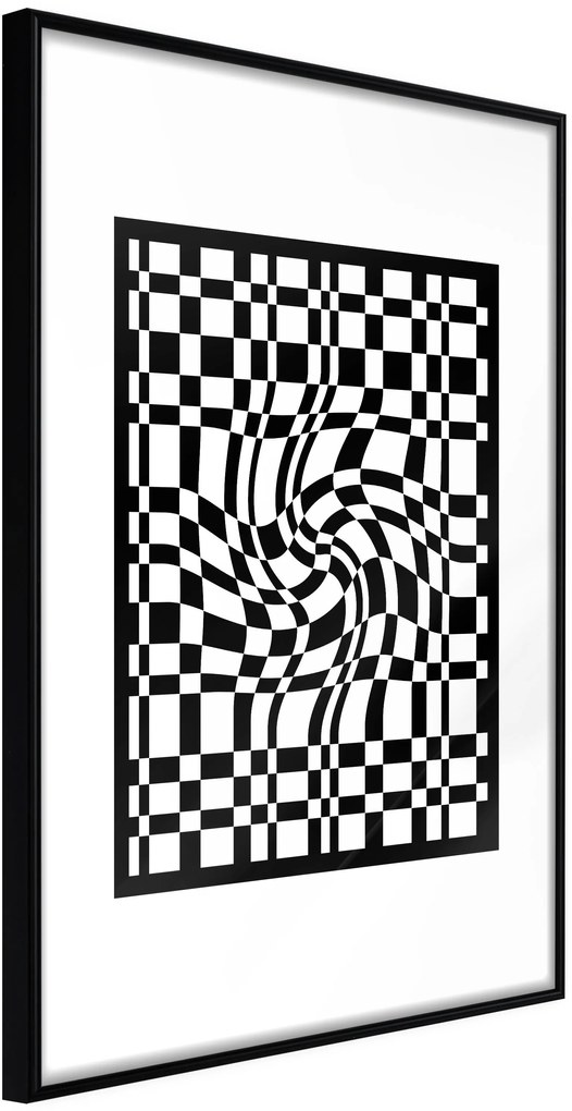 Αφίσα - Op Art - 20x30 - Μαύρο - Χωρίς πασπαρτού