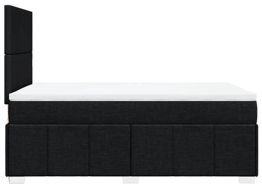 ΚΡΕΒΑΤΙ BOXSPRING ΜΕ ΣΤΡΩΜΑ ΜΑΥΡΟ 120X200 ΕΚ. ΥΦΑΣΜΑΤΙΝΟ 3291630