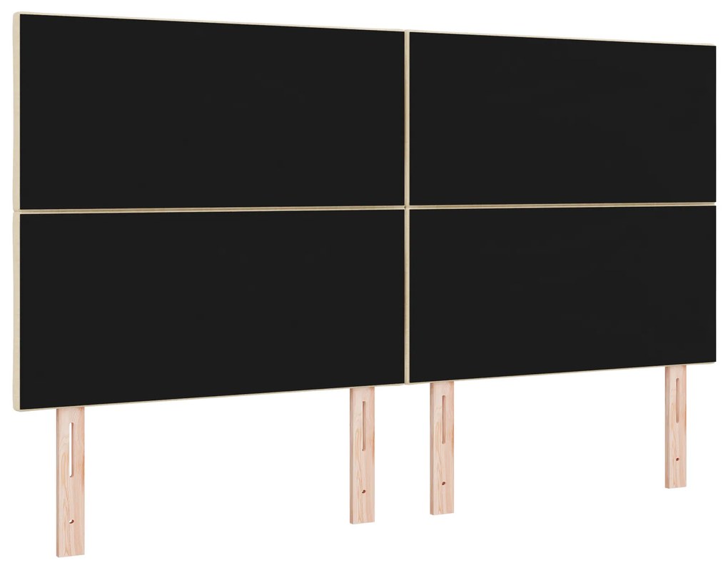 vidaXL Κεφαλάρι Σχεδιασμού Διαμαντιών Κρεμ 180 cm Υφάσματος