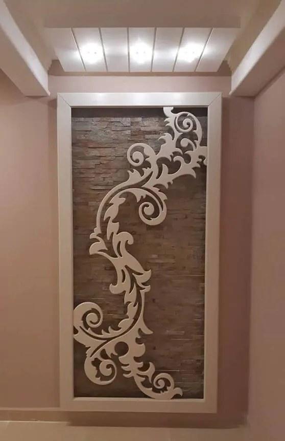 Intra απο ξύλο plywood 3mm-4mm πάχος - Λουλούδι τοίχου Δίασταση 30x30 cm Intraeaxys-voq8zjo2