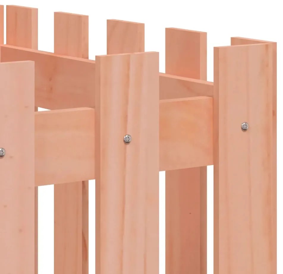 vidaXL Ζαρντινιέρα Υπερυψωμένη Φράχτης 200x50x50 εκ Μασίφ Ψευδοτσούγκα