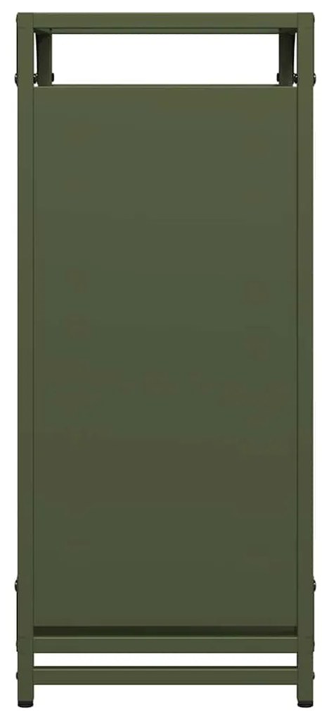 vidaXL Ράφι Καυσόξυλων 44x28x65 εκ. Χάλυβας ψυχρής έλασης