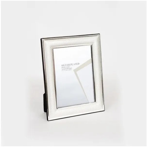 Κορνίζα Μεταλλική Επάργυρη Ασημί 10x15cm 756-10032 Estheti-756-10032-Ασημί 756-10032