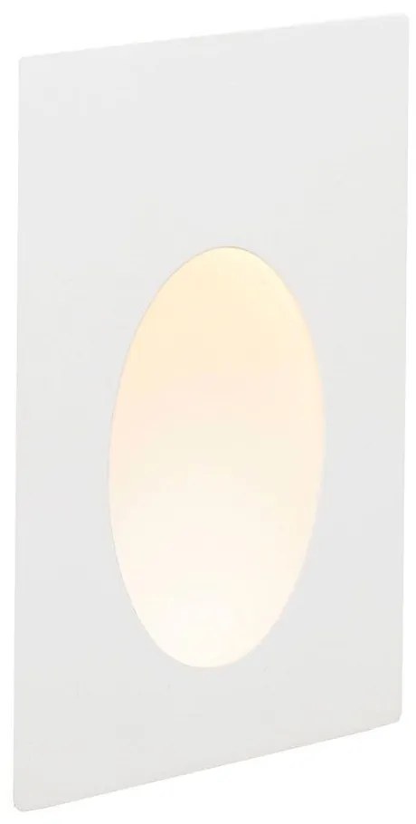 Φωτιστικό Τοίχου Χωνευτό Plas-1 63281 LED 1W 3000K 63lm 10x16,5cm White Faro Barcelona