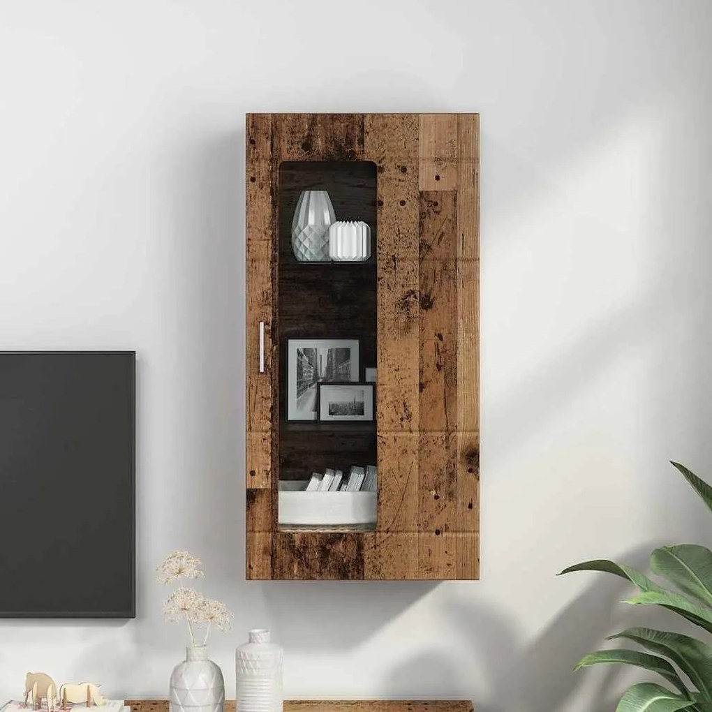 vidaXL Ντουλάπα τοίχου Παλαιό ξύλο 55 x 29 x 100 εκ Επεξεργασμένο ξύλο