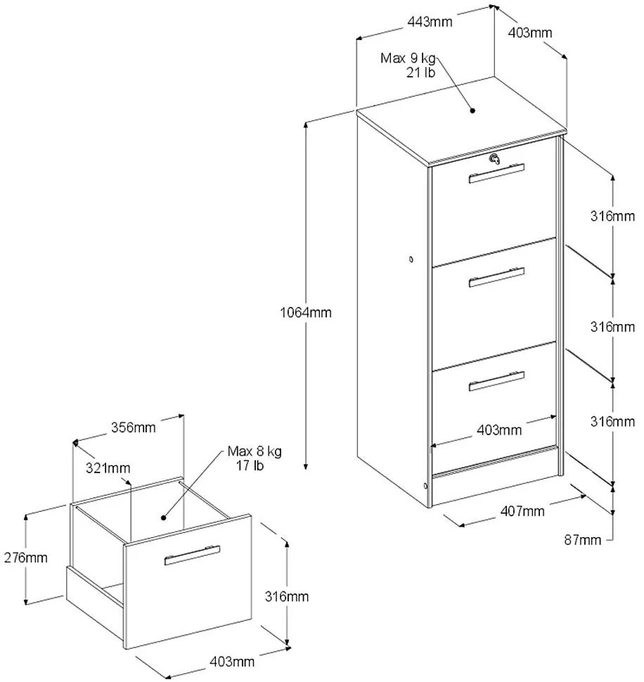 Συρταριέρα αρχειοθέτησης Envelope-Fusiko-Leuko