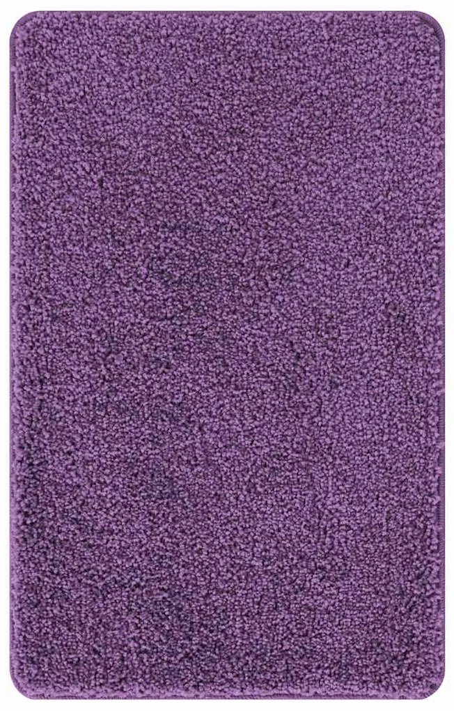 vidaXL Αντιολισθητικό μαξιλάρι μπάνιου Μοβ 60 x 90 cm PP