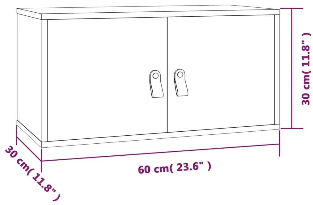 ΝΤΟΥΛΑΠΙΑ ΤΟΙΧΟΥ 2 ΤΕΜ. ΚΑΦΕ ΜΕΛΙ 60X30X30 ΕΚ ΜΑΣΙΦ ΞΥΛΟ ΠΕΥΚΟΥ 818372