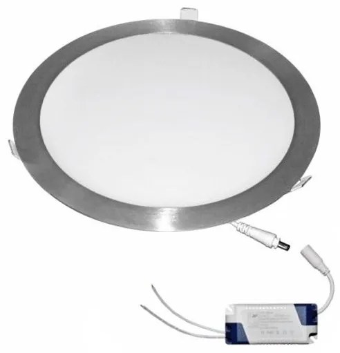 Φωτιστικό PL Χωνευτό 25W SMD Slim Σατινέ 6300K 21-0251660 Lumen 21-0251660 Αλουμίνιο