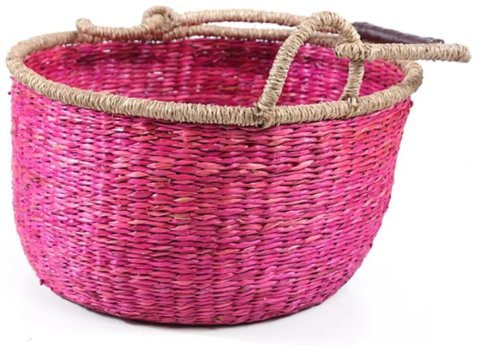 Καλάθι Αποθήκευσης (Φ35x20) Soulworks Pink L 0680037