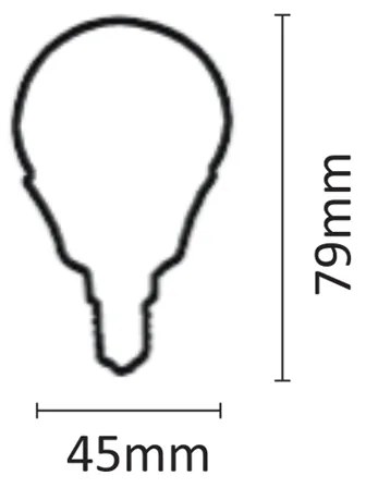 Λαμπτήρας E14 LED G45 8watt 4000K Φυσικό Λευκό (7.14.08.14.2) - 1.5W - 20W - 7.14.08.14.2