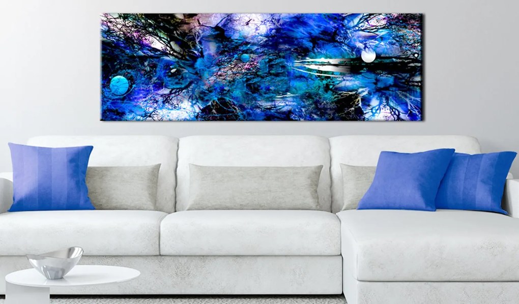 Πίνακας - Blue Artistic Chaos 135x45