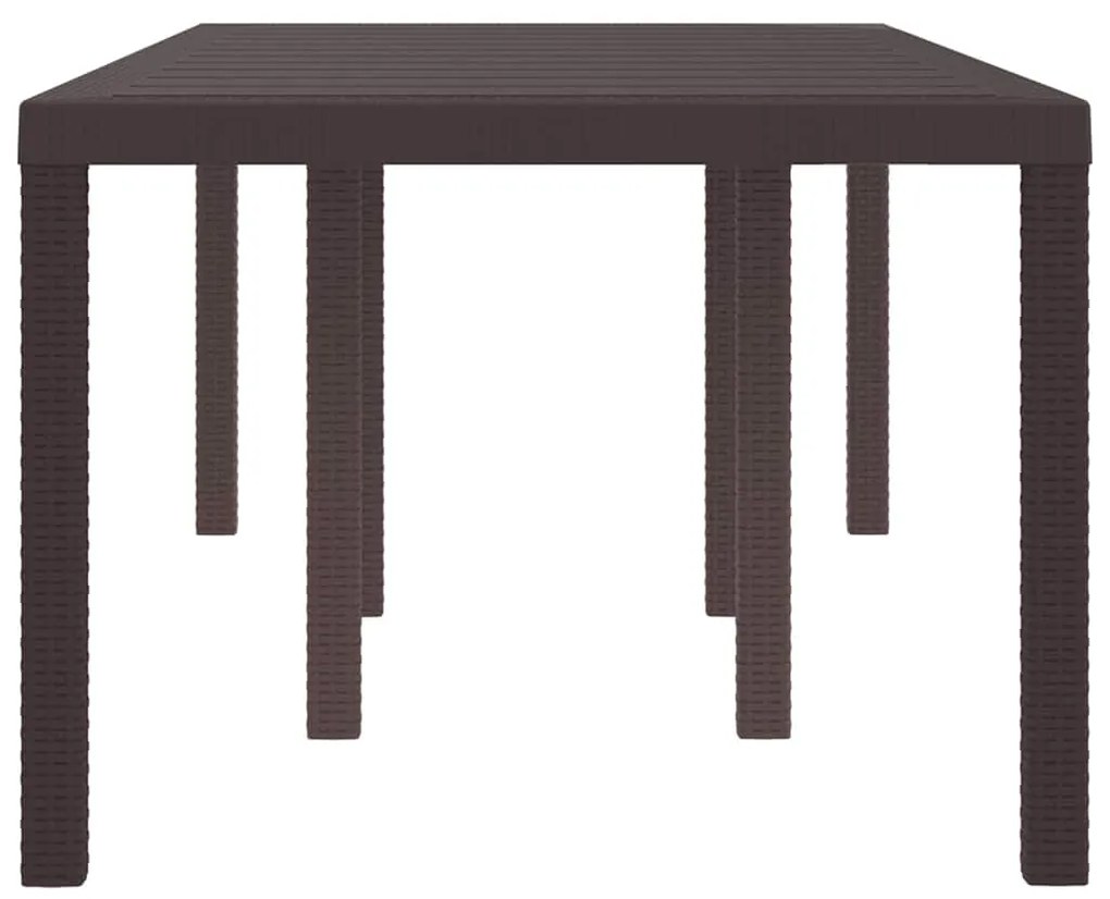 vidaXL Τραπέζι Κήπου 200 x 100 x 73 εκ, Πολυράτταν