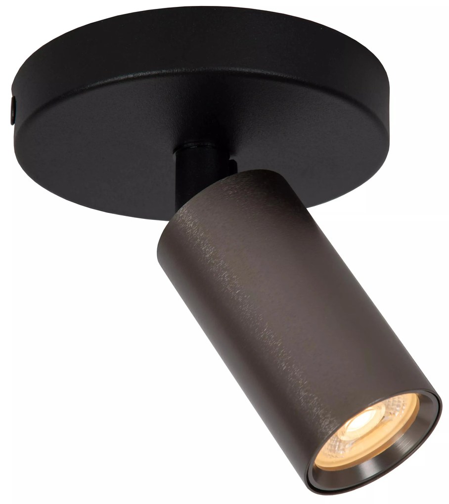 Φωτιστικό Οροφής Lucide 09942-01-97 RITMO Καφετί (Coffee)|Μαύρο Ματ (Black Mat)