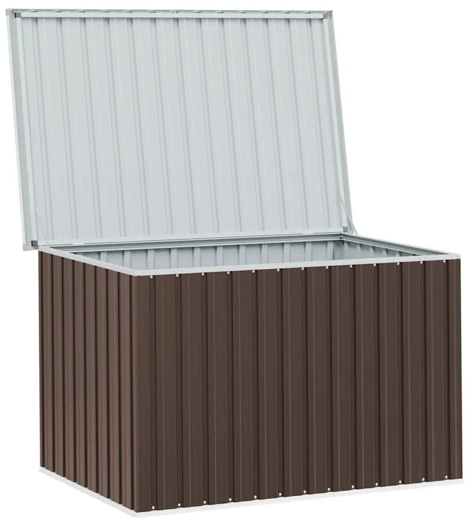 vidaXL Μπαούλο Αποθήκευσης Κήπου Καφέ 149 x 99 x 93 εκ.