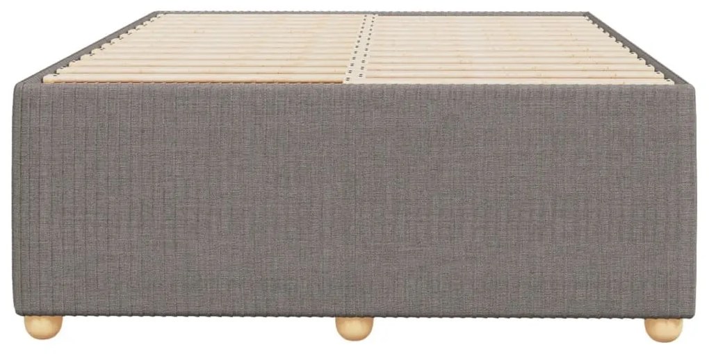 Πλαίσιο Κρεβατιού χωρίς στρώμα Taupe 120x190 εκ. Υφασμάτινο - Μπεζ-Γκρι