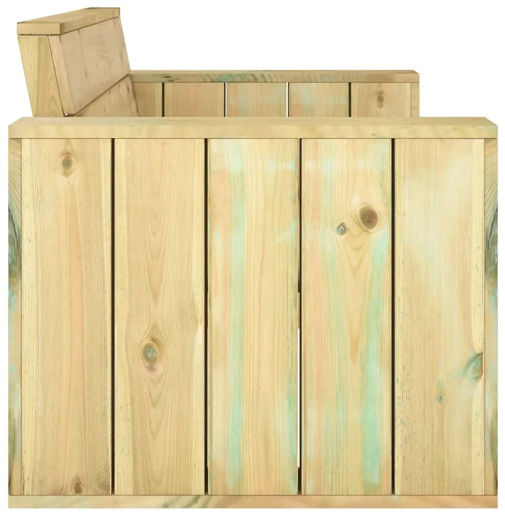 vidaXL Παγκάκι Κήπου 139 εκ. από Εμποτισμένο Ξύλο Πεύκου