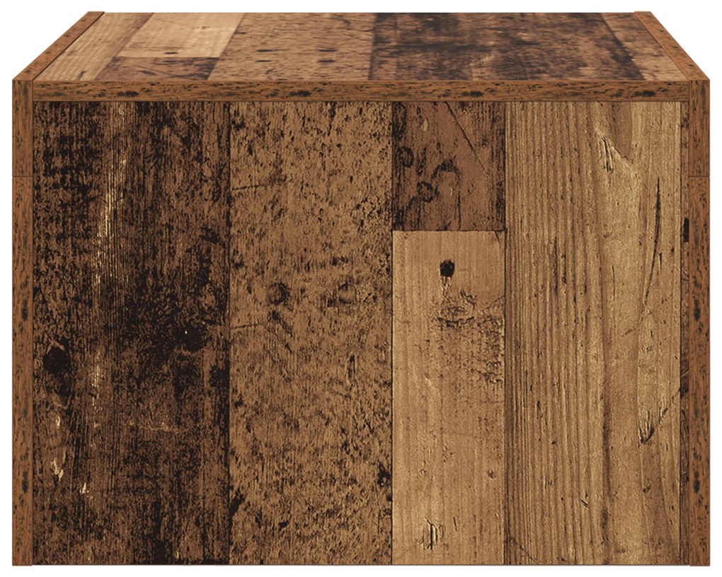 vidaXL Τραπεζάκι σαλονιού Παλιό ξύλο 50 x 50 x 35 cm
