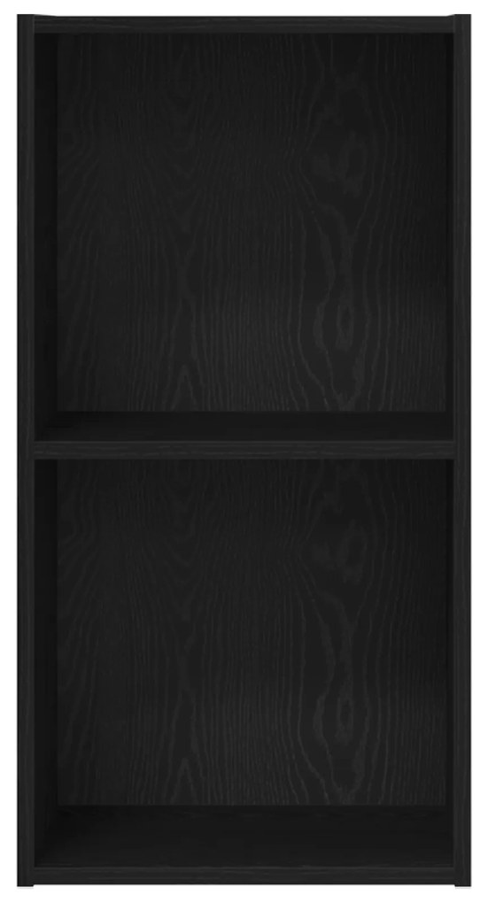 vidaXL Βιβλιοθήκη Μαύρη δρυς 40 x 30 x 77 εκ. Επεξεργασμένο ξύλο