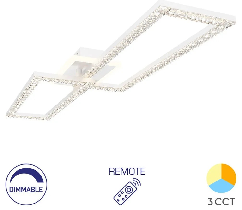 Φωτιστικό Οροφής Braytron BH17-05190 Λευκό (White) CCT3