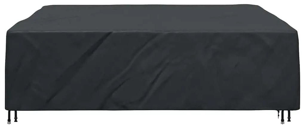 vidaXL Κάλυμμα επίπλων εξωτερικού χώρου Μαύρο 260 x 260 x 90 cm 420D