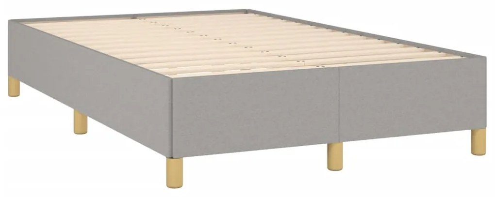 ΚΡΕΒΑΤΙ BOXSPRING ΜΕ ΣΤΡΩΜΑ ΑΝΟΙΧΤΟ ΓΚΡΙ 120X190 ΕΚ. ΥΦΑΣΜΑΤΙΝΟ 3269937