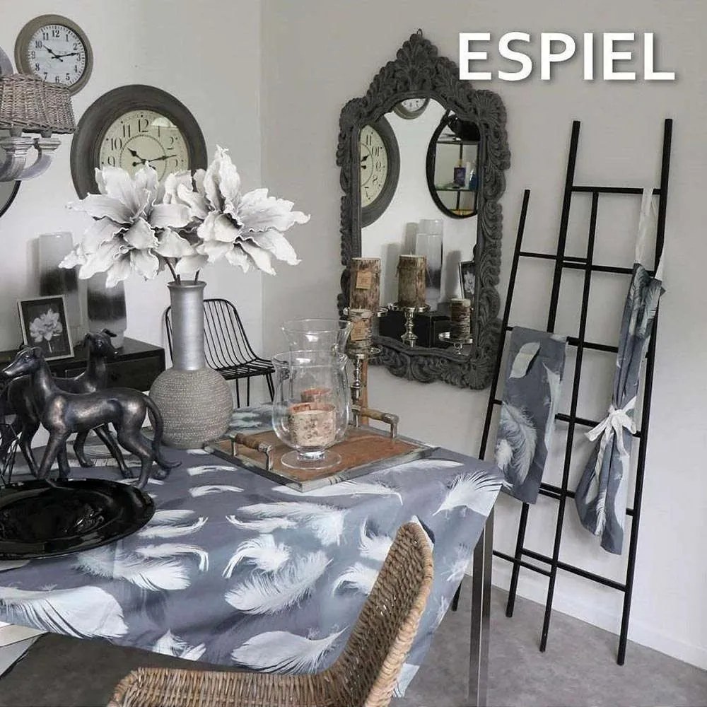 Runner Πούπουλα HEM206 Γκρι Espiel 40 Χ 180 40x180cm Wool-Polyester
