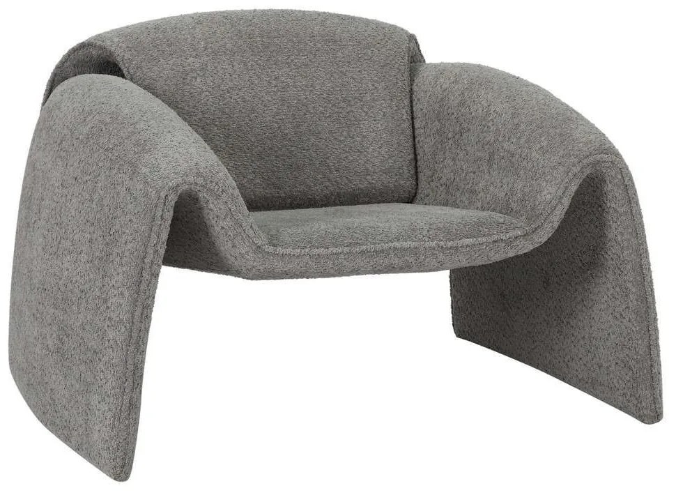 Πολυθρόνα Laforge HM9679.01 100x83x66cm Μεταλλικός Σκελετός Με Ύφασμα Grey Μέταλλο,Ύφασμα